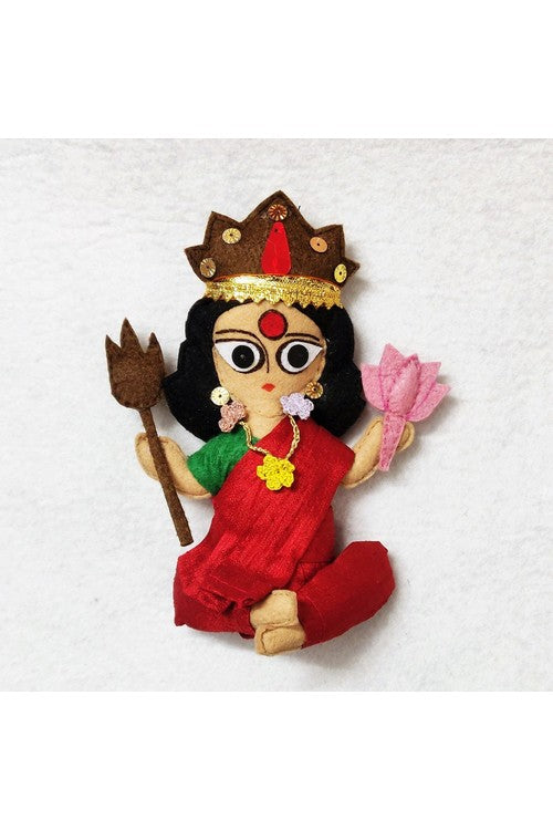 "Svatanya" Handcrafted Eco-Friendly Durga & Tiger - Image 2