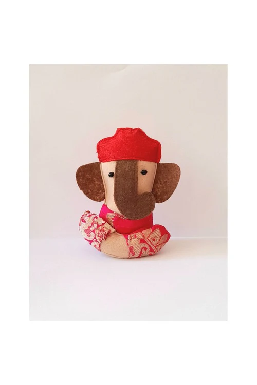 "Svatanya" Handcrafted Eco-Friendly Mini Ganesha Figurine - Image 4