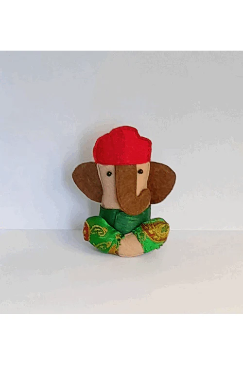 "Svatanya" Handcrafted Eco-Friendly Mini Ganesha & Laxmi Figurine - Image 3