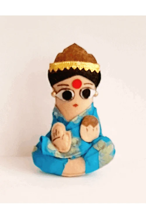 "Svatanya" Handcrafted Eco-Friendly Mini Ganesha & Laxmi Figurine - Image 5