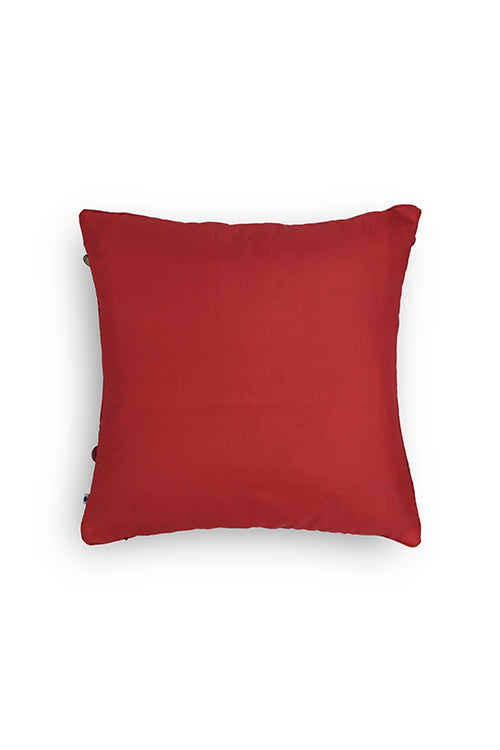 Onset Homes Tara Hand Embroidered Cushion-Ravishing Red - Image 5