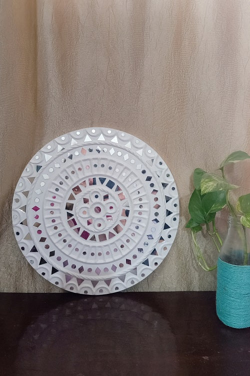 Terracotta by Sachii Kutch Lippan Mud Work Wall Plate 2 - Image 3