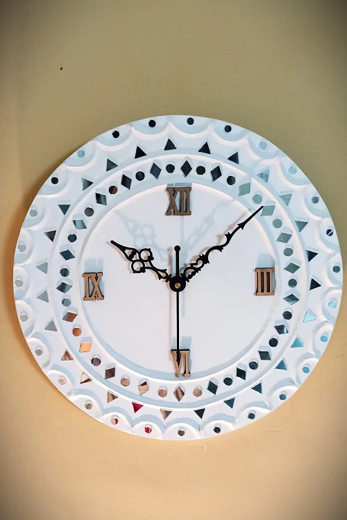 Terracotta by Sachii" Lippan Kaam Wall Clock - Image 5