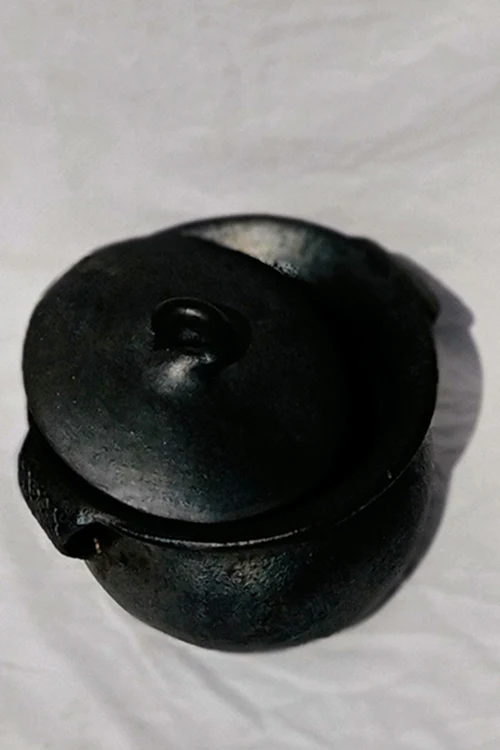Terracotta by Sachii Longpi Black Pottery Biryani Pot Large - Image 4