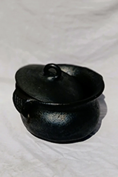 Terracotta by Sachii Longpi Black Pottery Biryani Pot Large - Image 5