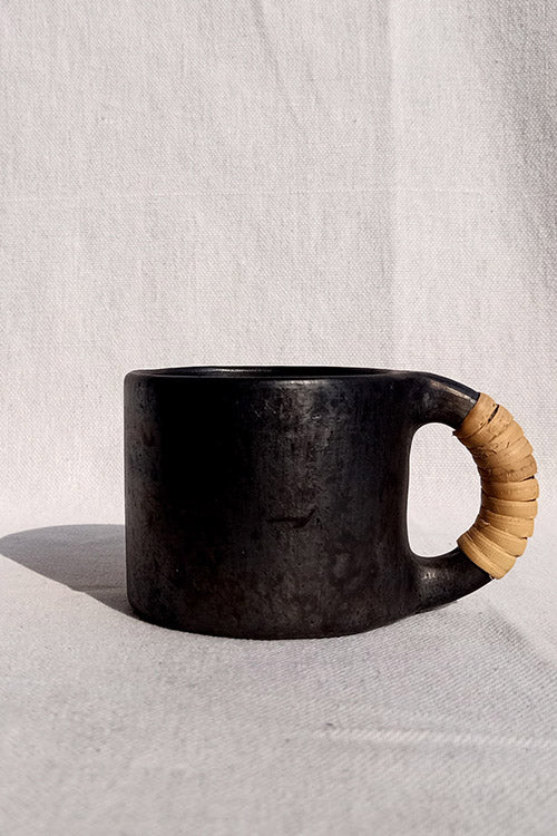 Terracotta by Sachii "Longpi Black Pottery Coffee Mug Small Set of 2" - Image 6