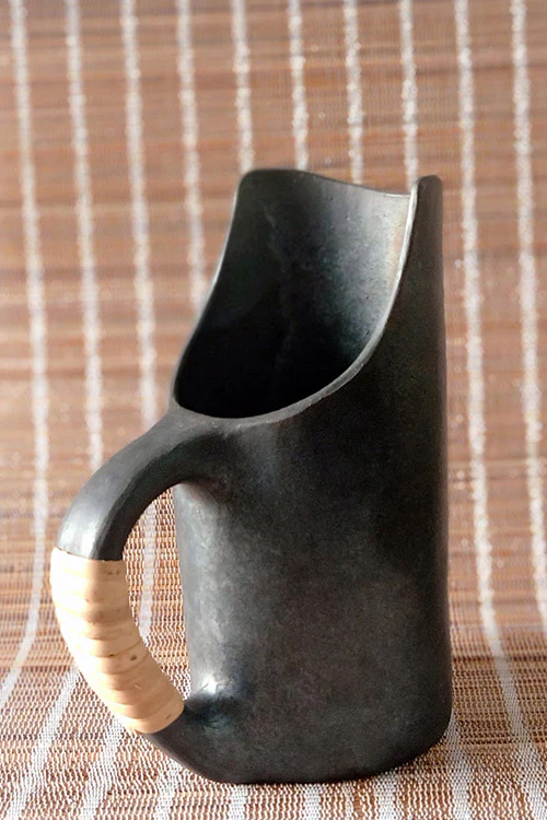 Terracotta by Sachii "Longpi Black Pottery Jug" - Image 7
