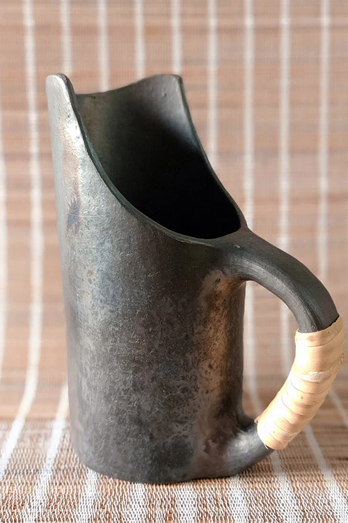 Terracotta by Sachii "Longpi Black Pottery Jug" - Image 8