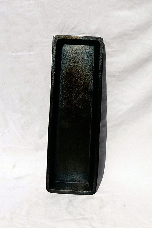Terracotta by Sachii Longpi Black Pottery Tray Long - Image 3