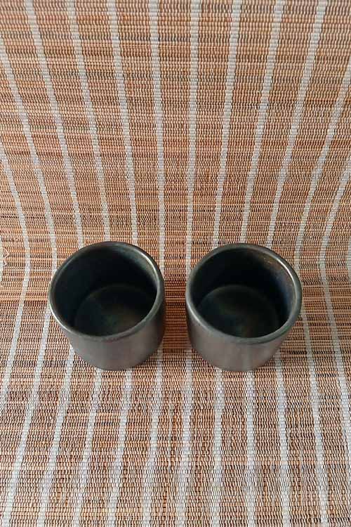 Terracotta by Sachii "Longpi Black Pottery Tumbler Small" - Image 6
