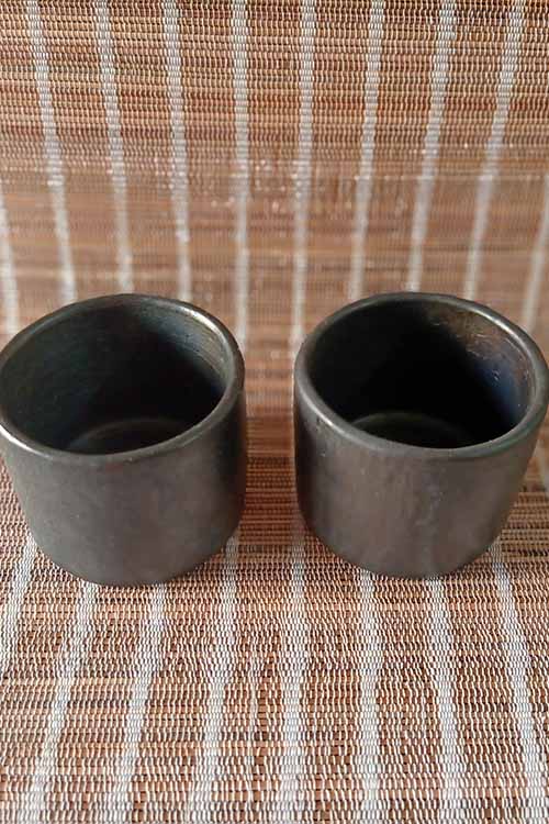 Terracotta by Sachii "Longpi Black Pottery Tumbler Small" - Image 9