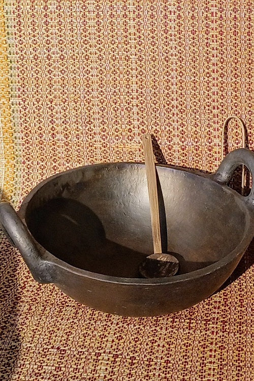 Terracotta by Sachii "Longpi Black Pottery Wok Large" - Image 2