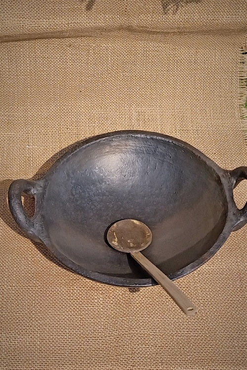 Terracotta by Sachii "Longpi Black Pottery Wok Small" - Image 2