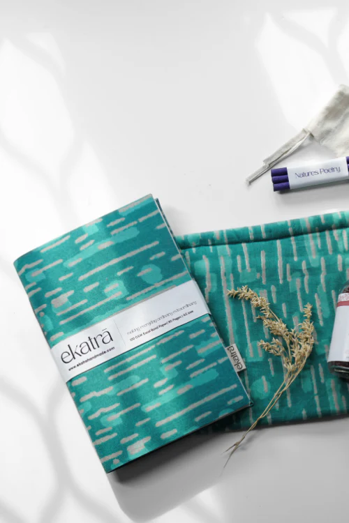 Ekatra The Ritual Collection - Limited Edit - Teal Stripes - Image 3