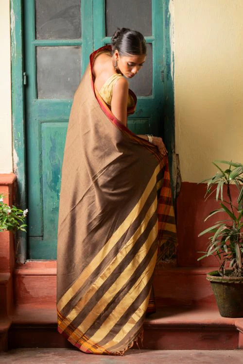 TICH Deccan Elegance. Maharashtrian Ilkal Saree - Tenevali - Image 6