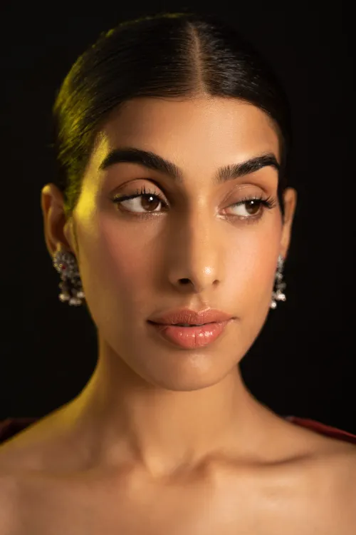 TICH Pure Silver Traditional Maharashtrian Earrings - Layani - Image 5