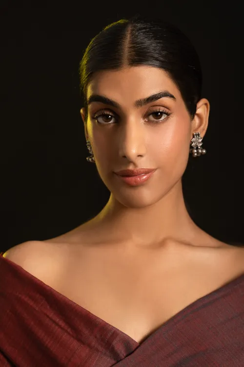 TICH Pure Silver Traditional Maharashtrian Earrings - Leher Studs - Image 5