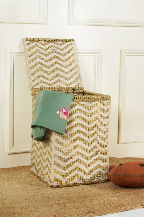 Sirohi Tide Upcycled Plastic Laundry Basket - Image 5