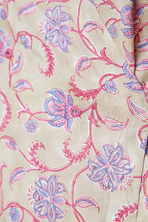 Okhai 'Tingle' Hand Block Printed Pure Cotton Dress - Image 8