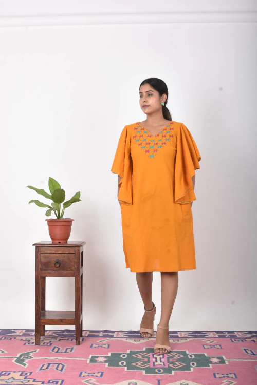 Urmul'Dandelion' Cotton Dress - Image 3