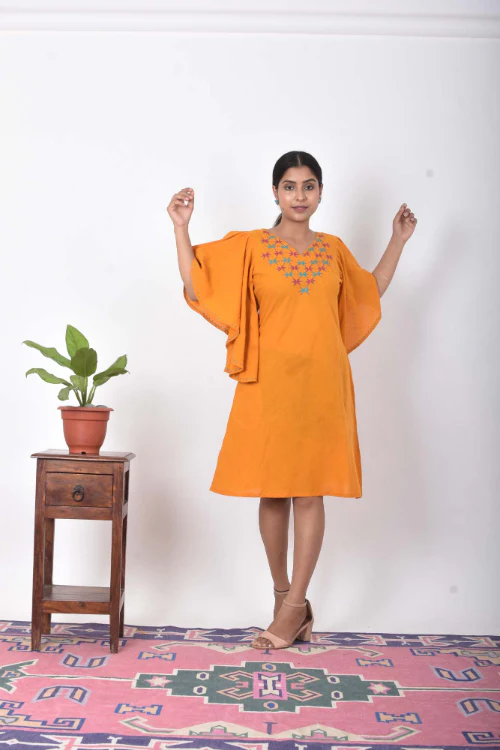 Urmul'Dandelion' Cotton Dress - Image 4