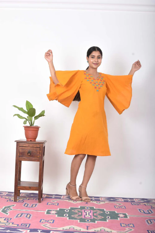 Urmul'Dandelion' Cotton Dress - Image 5