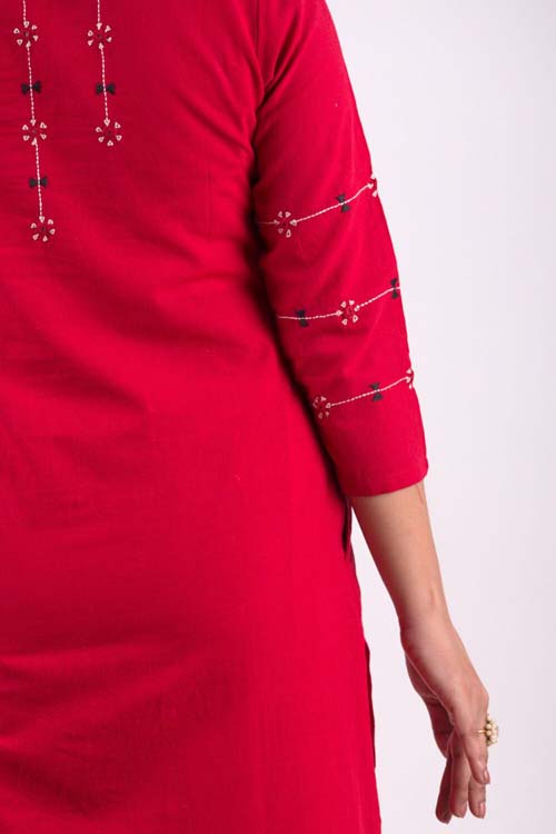 Urmul Desert Crafts- "Rasbhari " Straight Kurta - Image 7