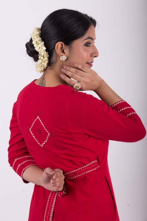 Urmul Desert Crafts- "Sanara" Wrap Dress - Image 3