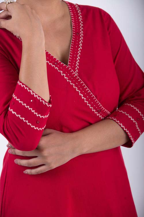 Urmul Desert Crafts- "Sanara" Wrap Dress - Image 4