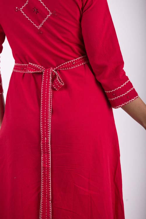 Urmul Desert Crafts- "Sanara" Wrap Dress - Image 6