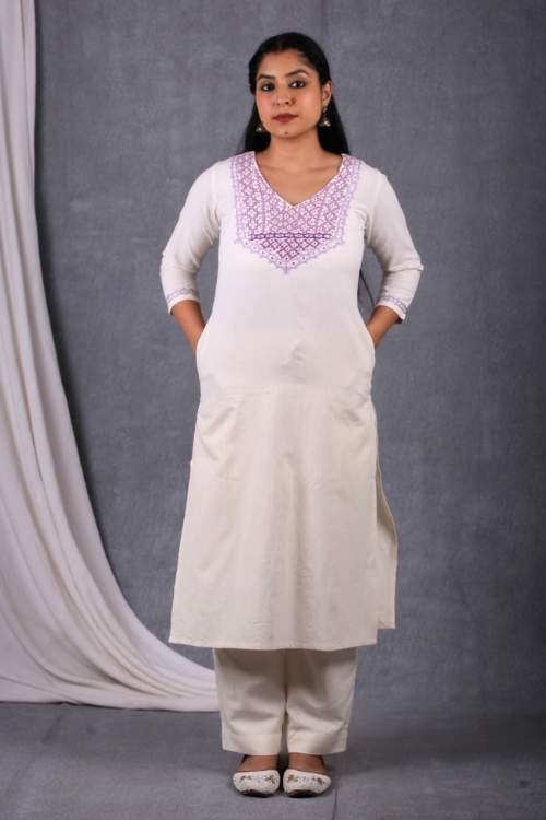 Urmul Desert Crafts-"Sarika Kurta" Sindhi Handloom Kurta