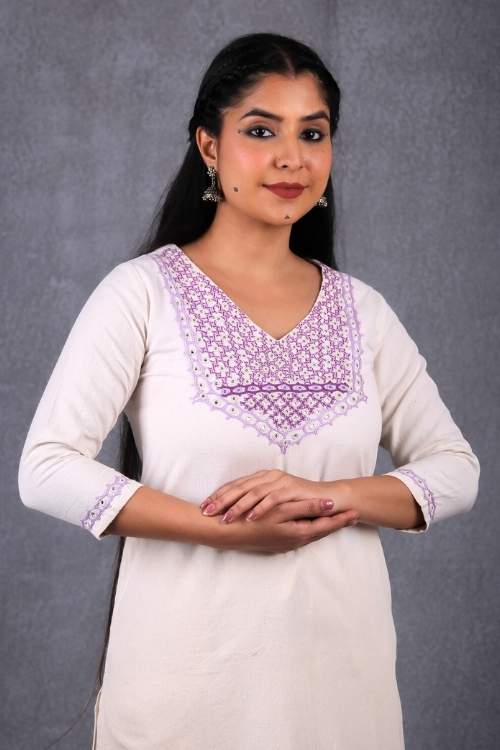 Urmul Desert Crafts-"Sarika Kurta" Sindhi Handloom Kurta - Image 7