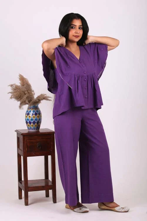 Urmul Desert Crafts- "THAR TWRIL" Handloom Ruffle Top - Image 3