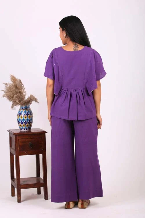 Urmul Desert Crafts- "THAR TWRIL" Handloom Ruffle Top - Image 5