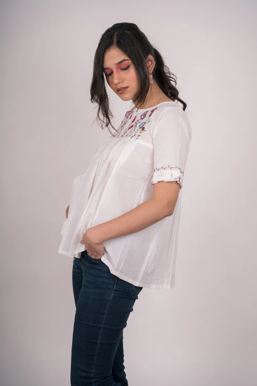 Urmul 'Samaa' Pure Cotton Top - Image 2