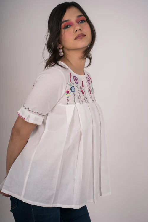 Urmul 'Samaa' Pure Cotton Top - Image 3