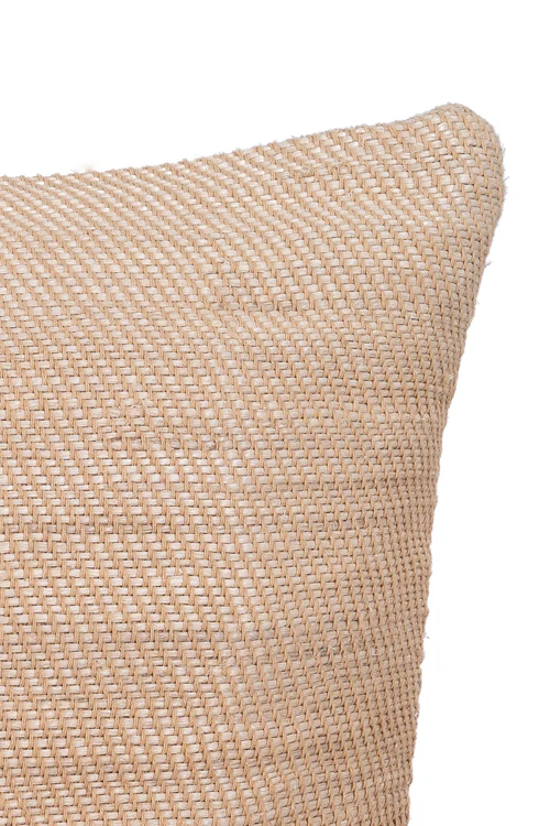 Veni Hand-Woven Cushion Cover (Single Pc)-Beige - Image 2