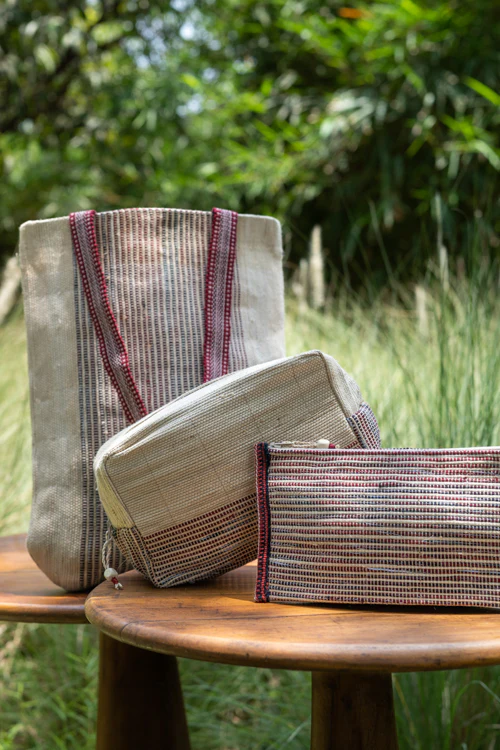 Vidya Hand-Woven Tote Bag - Image 10