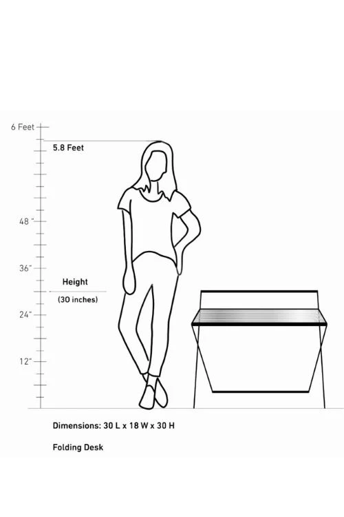 Sirohi WFH Textile Waste Folding Desk - Image 4