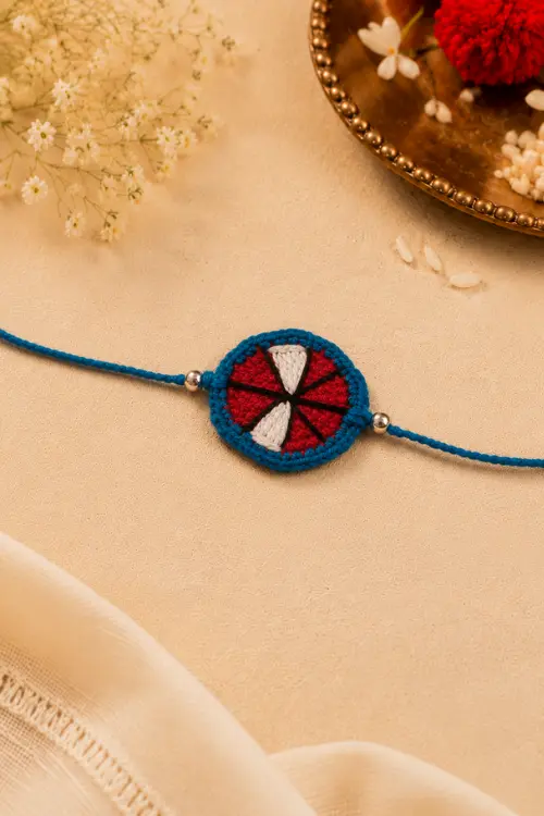 WHE Handmade Crochet Spider-Man Rakhi - Image 2