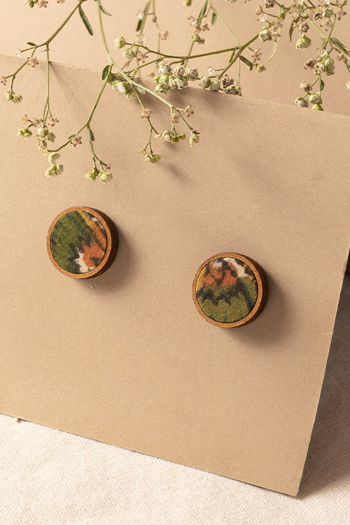 Whebyabira Kalmkari Print Mdf Stud - Image 3