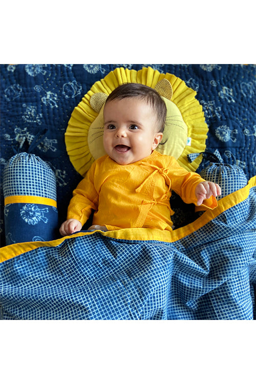 Whitewater Kids Organic Gift Set - Zoo Dohar And Mustard Seed Pillow With Maracas - Image 7
