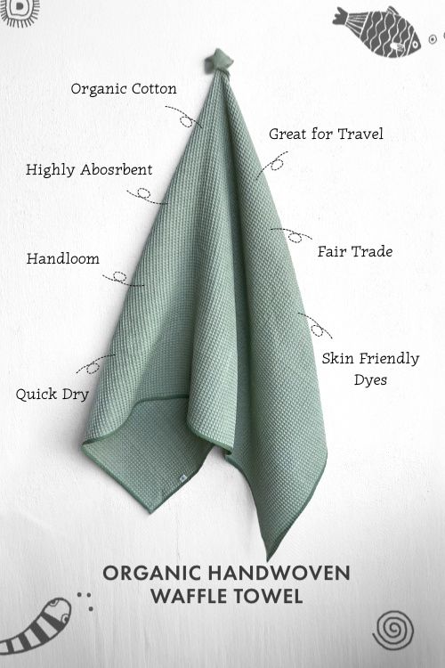 Whitewater Kids Unisex Organic Rectangular Towel Set - Image 9