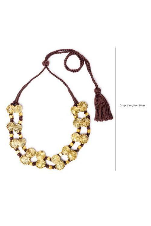 Miharu Wine Choker Necklace - Image 3