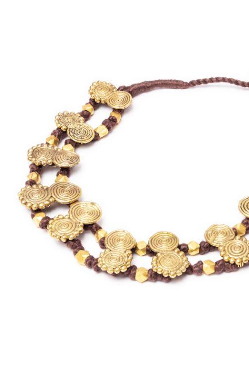 Miharu Wine Choker Necklace - Image 4