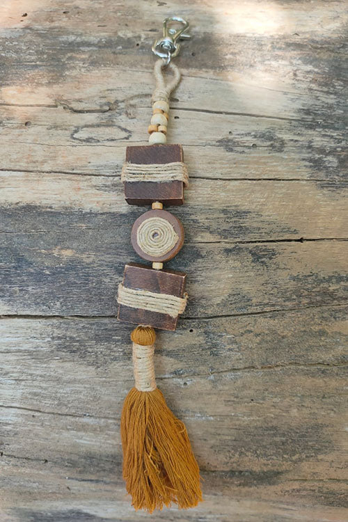 Whebyabira-Wood-Tassel-Bag-Charm - Image 2